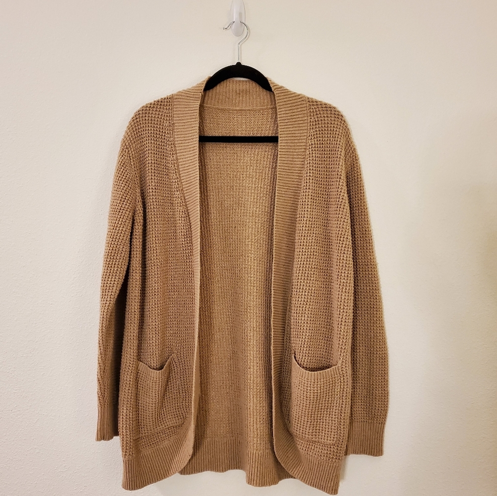 Unbranded knit camel cardigan